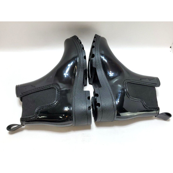 Capelli New York Boots Womens 10 Ankle Shiny Jelly Rain Winter Fall Shoes - Picture 5 of 13